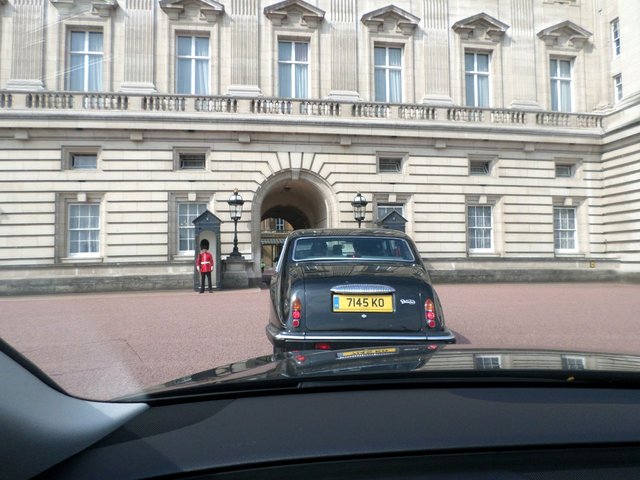 Arriving at the Palace