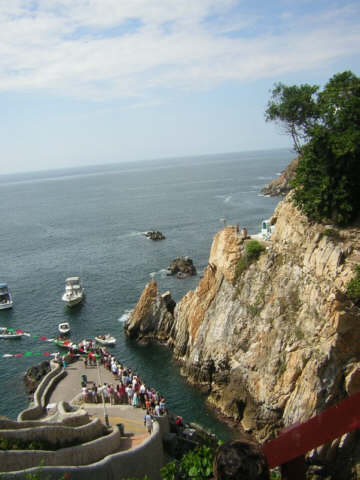 Acapulco is famous for its daring divers