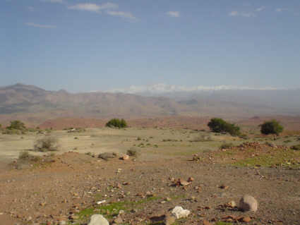 Snow on the Atlas Mountains