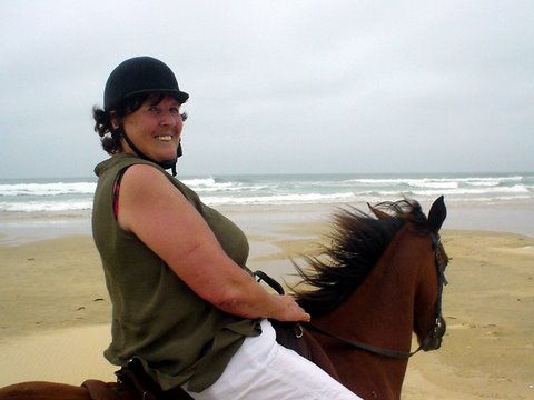 Beach horse ride