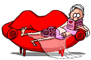Chocolate eater cartoon