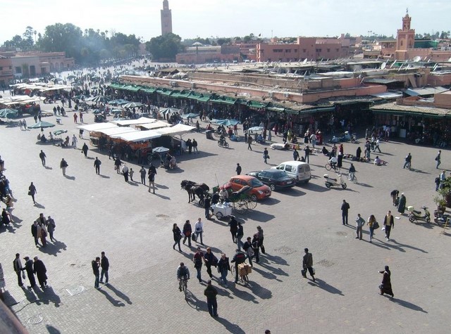 Djemaa El-Fna Square by day