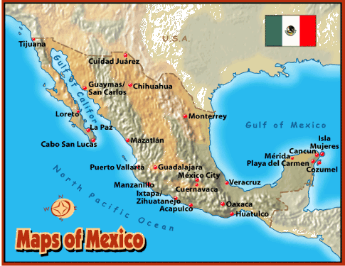 Map of Mexico