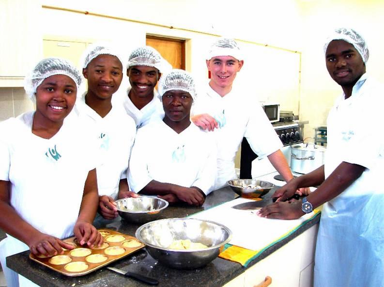 Young trainees at the Umzi Wethu Training Centre