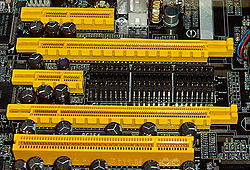 PCI Express slots with the old type
