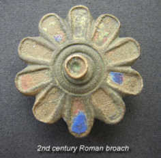 photo of Roman Brooch found by Ken