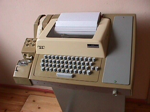 A Teletype terminal