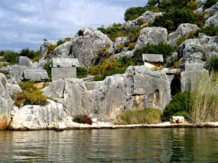 Sarcophagi on the shores